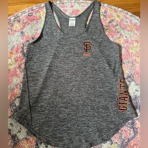 PINK Victoria's Secret San Francisco Giants Gray Heather Tank Top Size M!!